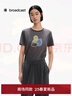 播商場(chǎng)同款Lisa Larson聯(lián)名25春夏新款慵懶感寬松T恤女BDS2YD2505 G10遠(yuǎn)山 XL 曬單實(shí)拍圖