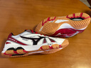 MIZUNO美津濃乒乓球鞋男款女WAVE  5代專業(yè)防滑減震運(yùn)動鞋151509白紅42 曬單實拍圖