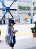 EMIS女包官方正品帆布包2024新款包包碎花燈芯絨包包復古藏青 復古花朵燈芯絨帆布包-復古藏青 曬單實(shí)拍圖
