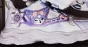 兒童庫洛米女童鞋子2025春秋季新款運動(dòng)鞋中大童女孩老爹鞋扭扭鞋 紫色 36 曬單實(shí)拍圖
