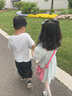 ELLE KIDS女童親膚舒適肌理宮廷方領(lǐng)泡泡袖精致復(fù)古連衣裙 湖水綠 120 （110/120） 曬單實(shí)拍圖
