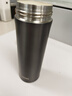 膳魔師（THERMOS）不銹鋼保溫杯男女泡茶杯車載便攜水杯團(tuán)購(gòu)定制刻字畢業(yè)禮物TCMA 黑色 550ml 曬單實(shí)拍圖