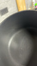 Jeetee吉特有鈦陶瓷奶鍋寶寶嬰兒輔食專用平底鍋煮面熱奶燃?xì)怆姶艩t通用 【嬰兒輔食級(jí)】奶鍋硅膠蓋 16cm 曬單實(shí)拍圖
