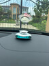 牧尚高檔車內(nèi)飾品車用車載香薰高級禮盒持久淡香汽車座式擺件豪車香水 亮銀色·海藍之水（淡香）+6香片 曬單實拍圖