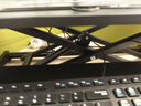 全品屋升降電腦桌升降工作臺(tái)電腦升降支架臺(tái)站立式升降辦公書桌 氣動(dòng)無級(jí)升降-黑桌雙層80cm 曬單實(shí)拍圖