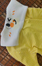 嘟嘟家寶寶長(cháng)袖T恤秋裝兒童條紋衣服男童卡通打底衫女童童裝潮 黃色 100 曬單實(shí)拍圖