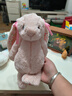 Jellycat害羞乳白色邦尼兔動(dòng)物毛絨玩偶安撫玩偶娃娃生日新婚禮物 花布胭脂粉色邦尼兔（徹蕊） Medium 曬單實(shí)拍圖