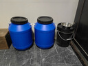 京勝豐博 酵素桶帶蓋密封圓桶發(fā)酵桶食品級塑料桶儲水桶化工桶廢液桶 藍色25L特厚款1.4kg 曬單實(shí)拍圖