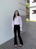 百麗踏人字拖女夏外穿2025新款時(shí)尚鏈條夾趾拖鞋軟底防滑沙灘涼拖鞋 黑色 36 曬單實(shí)拍圖