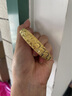 焱金鑫黃金孔雀手鐲999足金包足銀大氣寬面鳳尾實(shí)心推拉金包銀鐲送媽媽 孔雀推拉手鐲 包金3.5克 曬單實(shí)拍圖
