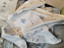 童泰（TONGTAI）嬰兒連體衣春秋季純棉新生兒衣服初生寶寶蝴蝶哈衣爬服滿月服 曬單實拍圖