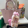 CHARLES&KEITH25秋新品簡約通勤手提水桶包菜籃子包七夕禮物CK2-10151518 Cotton Candy Pink棉花糖粉 S 曬單實拍圖