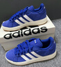 adidas「面包鞋」GRAND COURT BASE 00s休閑低幫板鞋男女阿迪達(dá)斯   半熒光藍(lán)/白色/樹脂黃   44.5 曬單實(shí)拍圖