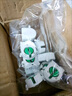 老式彈簧燈腳燈具配件燈腳飾T8角T8t8格柵座T8座日光座格柵座22004 T8格柵燈座 不帶線 1包20個 曬單實拍圖