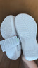 卡駱馳（crocs）經(jīng)典云朵Clog女沙灘洞洞鞋涼拖鞋206750 206750-100  37  曬單實(shí)拍圖