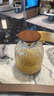 OQB德國泡茶壺玻璃茶壺煮燒水果養(yǎng)生壺家用大容量茶具套裝 【胡桃木蓋】冰晶茶壺+木圈4 2L 2L 曬單實拍圖