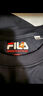 FILA 斐樂官方男子針織短袖衫2025夏新款狐貍刺繡休閑舒適純棉T恤 曬單實拍圖