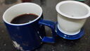 天喜（TIANXI）陶瓷茶杯辦公室男士高檔水杯帶蓋茶水分離泡茶辦公杯400ml 曬單實拍圖