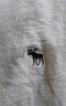ABERCROMBIE & FITCH男裝25夏新款經(jīng)典小麋鹿美式重磅寬松亨利領(lǐng)短袖T恤KI124-5188 石板綠 M (180/100A) 曬單實(shí)拍圖