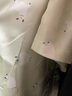 ubras流光出游翻領(lǐng)開襟短袖短褲女睡衣帶杯家居服套裝花環(huán)羊駝綠L 曬單實拍圖
