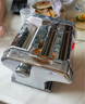 復興山東龍口復興牌壓面機家用電動(dòng)面條機全自動(dòng)餃子皮機不銹鋼搟面機 手動(dòng)2刀MT-5無(wú)托板 帶禮包 曬單實(shí)拍圖