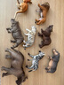 思樂(lè )（Schleich S）仿真野生動(dòng)物模型袋鼠河馬犀牛小熊貓灰熊猩猩兒童玩具生日禮物3+ 鐵甲犀牛14816 曬單實(shí)拍圖