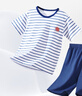 浪莎兒童睡衣男童夏季薄款青少年短袖短褲學(xué)生純棉家居服套裝 130 曬單實(shí)拍圖