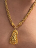 興穎足金999黃金龍骨龍頭粗金包銀項(xiàng)鏈男實(shí)心大金鏈子霸氣金店不掉色 金3.6克-總重約120克-龍頭龍骨項(xiàng)鏈 曬單實(shí)拍圖
