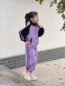 G.DUCKKIDS女童套裝秋裝2024新款寶寶洋氣時(shí)髦早秋衣服運(yùn)動(dòng)春秋季庫(kù)洛兒童米 紫色款 90cm 曬單實(shí)拍圖
