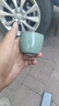 陶迷（TAOMI）茶杯高檔主人杯汝窯陶瓷茶盞品茗杯小茶杯家用功夫茶具茶杯 直口杯梅子青 200mL以下 曬單實拍圖
