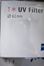 蔡司（ZEISS）相機(jī)UV鏡減光T*鍍膜高清高透Filter富士尼康索尼通用濾鏡微單保護(hù)鏡頭 62mm 曬單實(shí)拍圖