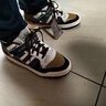 adidas萬(wàn)圣節(jié)系列FORUM LOW低幫休閑籃球鞋板鞋阿迪達(dá)斯三葉草 礬土棕/紙板黃 40.5 曬單實(shí)拍圖