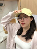 水畔衣人米奇屁屁帽子棒球帽大頭圍顯臉小女士遮陽帽可愛卡通米老鼠尾巴帽 升級款米奇屁屁棒球帽【黃色】 可調(diào)節(jié) 曬單實拍圖