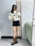 ZHR厚底短靴女新疆西部馬丁靴美拉德褲管靴英倫堆堆女靴JF322黑色37 曬單實拍圖