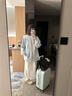 棉致美式小眾設計感連帽外套女春秋季2025新款潮流寬松拼色開(kāi)衫衛衣 9119藍色【常規高品質(zhì)36.5】 L 100-115斤 曬單實(shí)拍圖