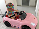 熊熊特工嚕貝貝兒童電動(dòng)車四輪汽車可坐人遙控?fù)u擺男女孩寶寶玩具童車充電 粉色+12V電瓶四驅(qū)動(dòng)+藍(lán)牙皮軟座 曬單實(shí)拍圖