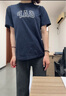 Gap男女裝2025春季新款純棉字母印花logo短袖T恤上衣美版797924 藏藍(lán)色 M 美碼 L亞洲碼180/96A 曬單實(shí)拍圖