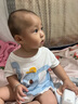 漢宮優(yōu)品寶寶套裝男寶無(wú)袖背心一歲男生衣服2歲男孩女兒童中國(guó)風(fēng)男童夏裝 砂黃 90 曬單實(shí)拍圖
