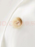 范思藍(lán)恩法式復(fù)古翻領(lǐng)短袖襯衫連衣裙女2025夏裝新款高腰A字裙子 黃色 M 曬單實(shí)拍圖