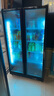 維仕美(VVMAX)展示柜冷藏網(wǎng)紅啤酒柜超市便利店冰箱冰柜商用酒吧酒水保鮮柜全屏冷飲柜回彈門飲料柜 雙門酒水柜（1000*600*1830）一級能效 輕奢豪華款【防霧款+變頻節(jié)能】 曬單實(shí)拍圖