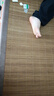 潔麗雅（Grace）竹席 碳化涼席 雙人家用席子可折疊 兩用空調(diào)席子150*195cm 曬單實(shí)拍圖