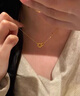 慶語(yǔ)爆閃碎碎冰項(xiàng)鏈感輕奢小眾配飾女環(huán)環(huán)相扣鎖骨鏈女款2025新款 律動(dòng)音符項(xiàng)鏈 送禮盒 曬單實(shí)拍圖