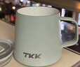 TKK不銹鋼馬克杯帶蓋商務(wù)辦公泡茶杯陶瓷覆層內(nèi)膽保溫水杯男女咖啡杯 曬單實(shí)拍圖