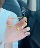 別情黃金葫蘆手鏈女士新款足金999福祿金珠滿圈手串七夕情人節(jié)送女友 黃金葫蘆手鏈金重 約5.876g 曬單實拍圖