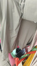 蕉下（beneunder）防曬衣女防曬服冰絲涼感透氣黑膠帽檐戶(hù)外防紫外線(xiàn) 遠山灰 XL 曬單實(shí)拍圖