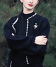 紀詩(shī)哲（GIEVSZHE）梅花胸針高檔女優(yōu)雅氣質(zhì)母貝奢侈高端品牌別針西裝生日禮物送女友 雅致珍珠梅花胸針 禮盒裝 曬單實(shí)拍圖
