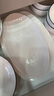 奧美優(yōu)陶瓷橢圓形魚盤家用蒸魚盤子碟子高級感菜盤商用餐具流沙白12寸 曬單實拍圖