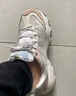 斯凱奇（Skechers）奶茶熊女鞋夏季厚底老爹鞋軟底透氣百搭熊貓鞋休閑運(yùn)動(dòng)鞋149238 曬單實(shí)拍圖