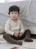 GOBABYGO嬰幼兒童羊毛連褲襪男女童秋冬季連體襪防滑爬行學(xué)步保護(hù)防摔寶寶 麻棕色 1-2歲 曬單實(shí)拍圖