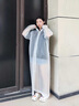 JCZS德國(guó)雨衣成人外穿長(zhǎng)款全身防暴雨戶外旅行加厚eva防水防雨一次性 【加厚款】白色 成人雨衣 均碼 1件 曬單實(shí)拍圖